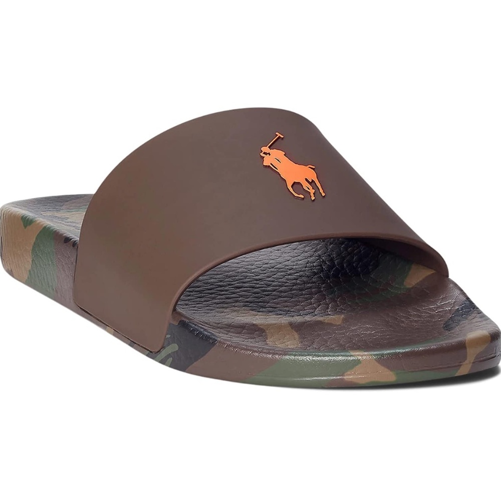New Polo Ralph Lauren Slides Sz 10 Men Surplus Camo New In Box